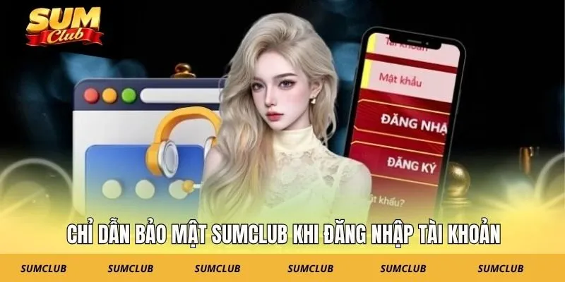 Chỉ dẫn bảo mật SUMCLUB khi đăng nhập tài khoản
